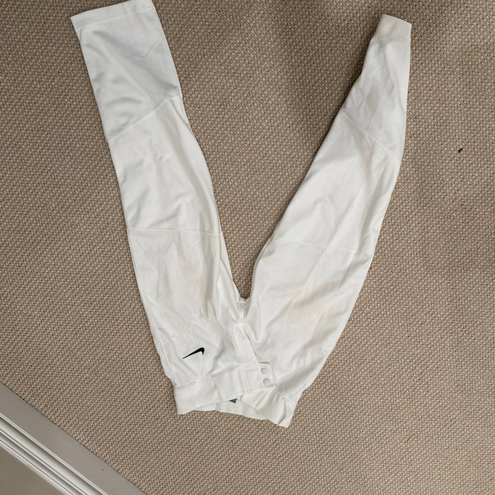 Nike White Baseball Pants